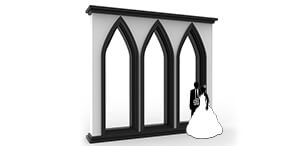 Gothic Arch Display Set
